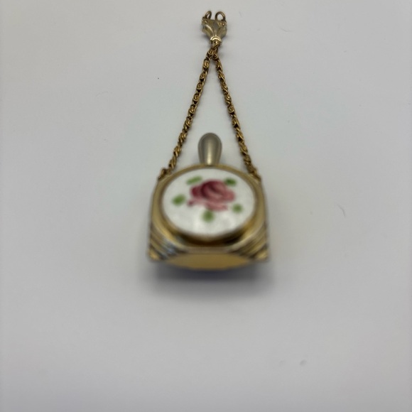 Gold Floral Perfume Flask - Picture 3 of 6